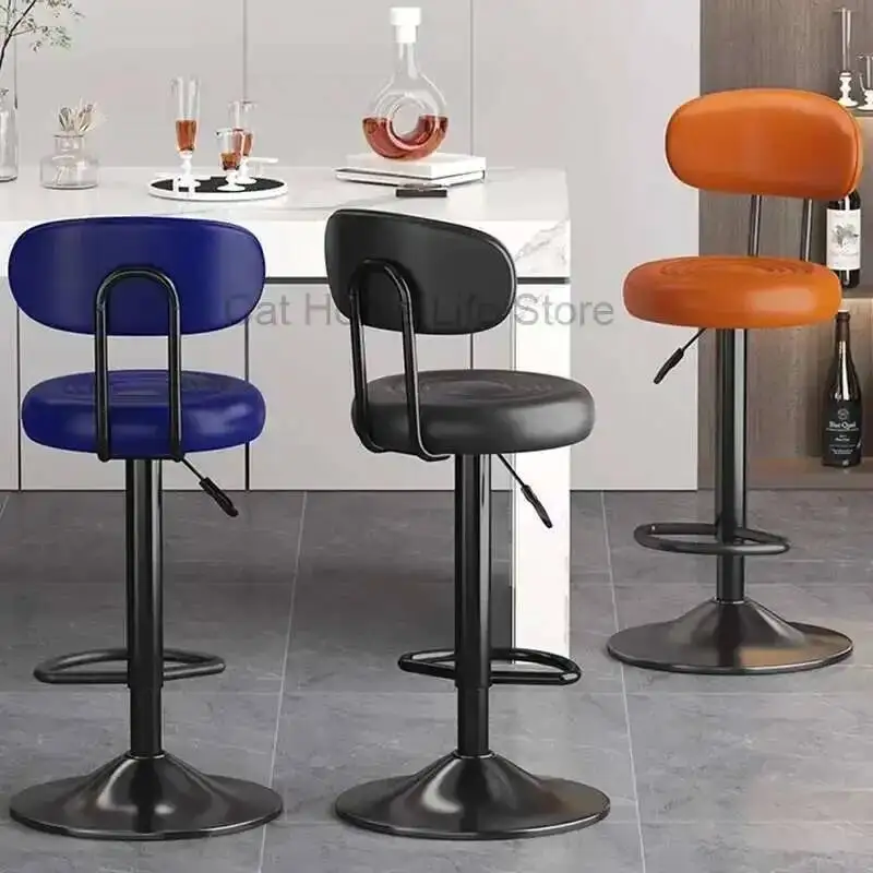 

luxury bar stool designer nordic office Minimalist adjustable modern bar stools bedroom Computer Relaxing metal sillas furniture