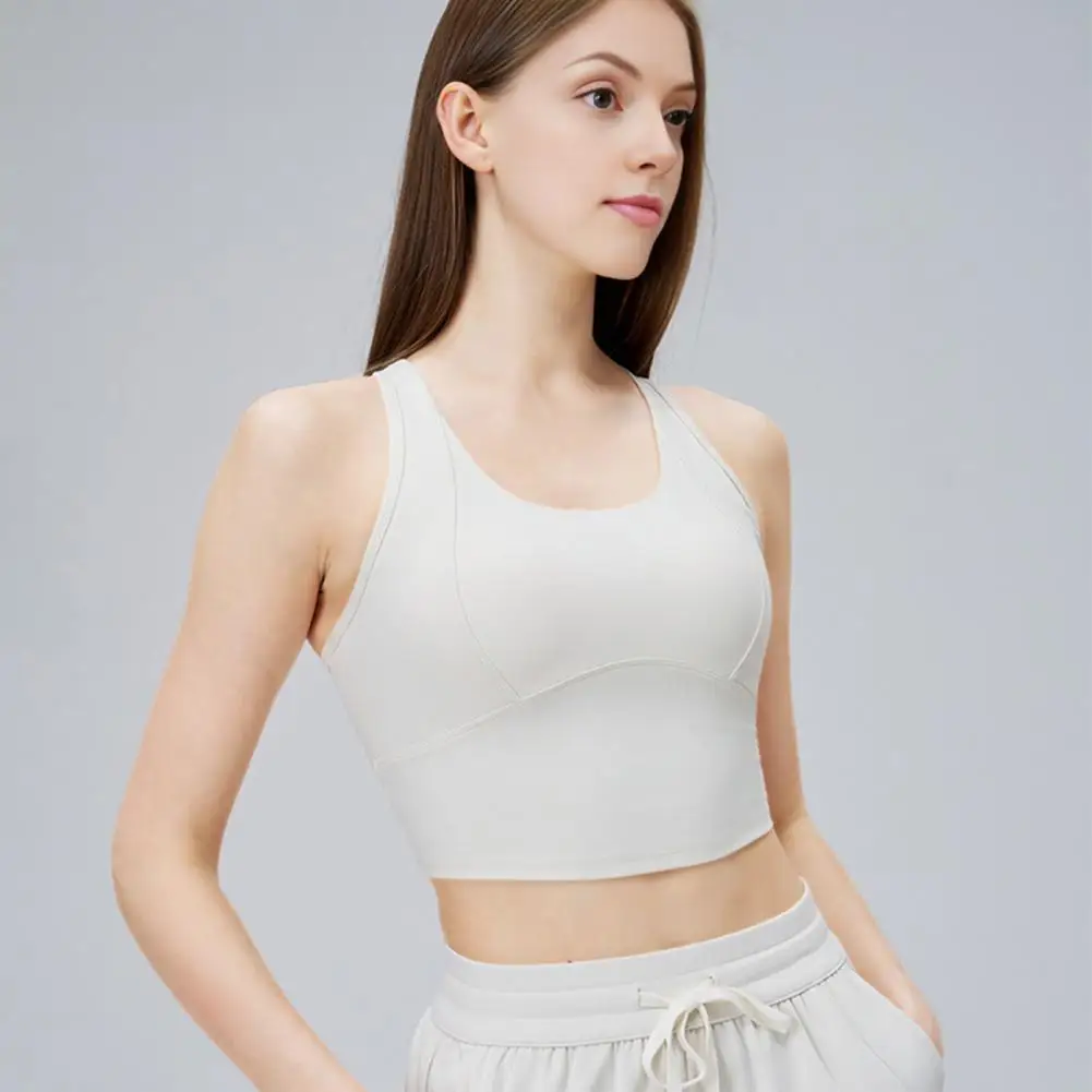 メッシュスプライシングスポーツブラ ハイインパクトレーサーバックスポーツブラ 女性用 パッド入りサポート付き ジムワークアウト ランニング フィットネスに最適