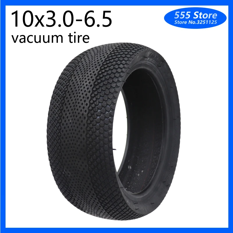 Tubeless Tire 10x3.0-6.5 Vacuum  for 10 Inch Electric Scooter   Replacement Parts