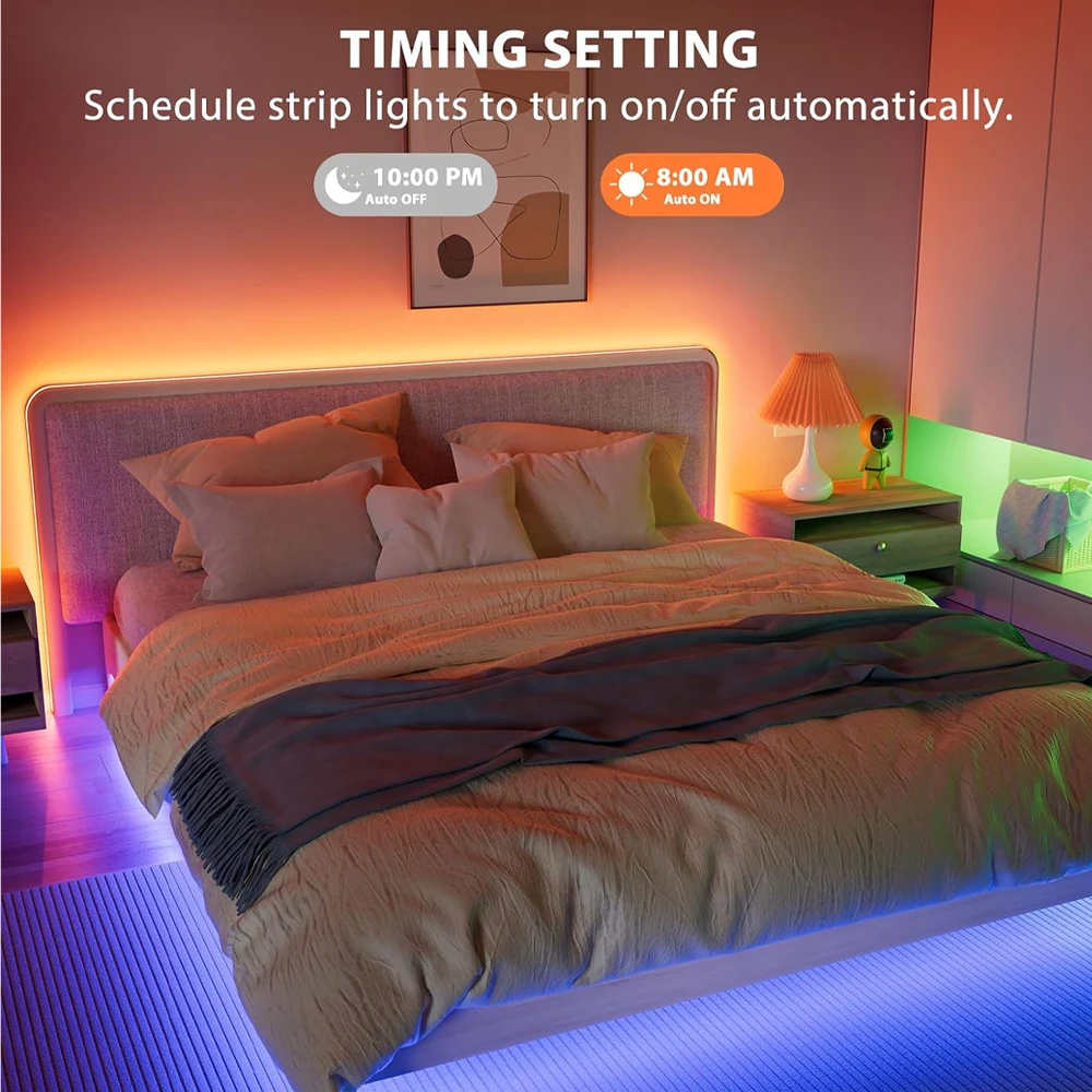 Tuya WiFi RGBIC Led Streifen 24V 5m 10m WS2811 Dynamische Musik Sync Traum Farbe Zimmer Party licht Dekor Fr Alexa Google Home Assistent