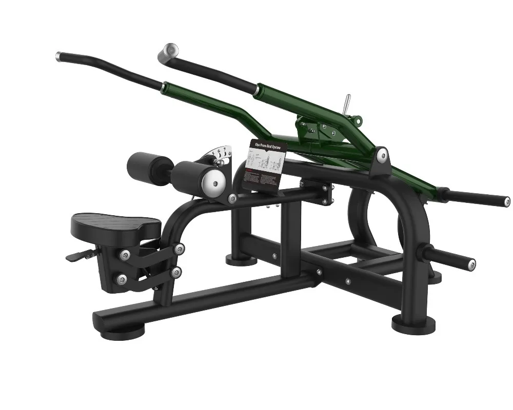Plate Loaded Steel Triceps & Chest Pushdown Machine with Safety Features Commercial Gym Strength Equipment