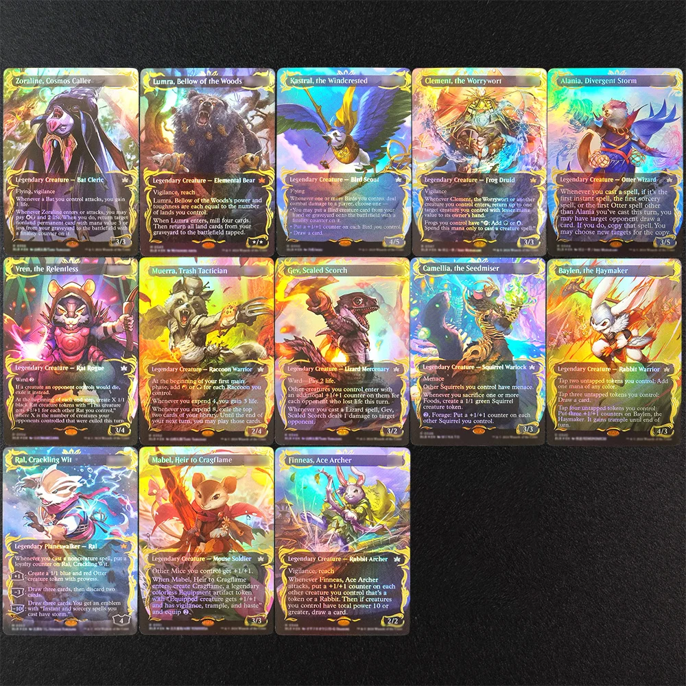 

Коллекционные карты Proxy TCG: Зоралайн, Ра Муэрра, Мэбел Арчер, Клемент, Хеймейкер – Высококачественные игровые и коллекционные карты для игры и развлечений