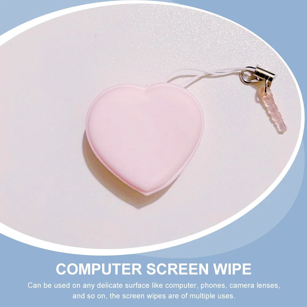 

2Pcs Decorative Keychain Pendant Screen Wipes for Electronics Gentle on Delicate Surfaces Durable and Easy to Use