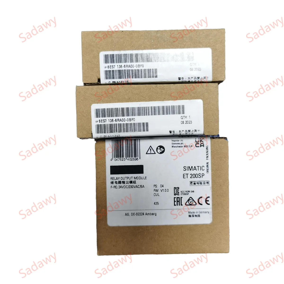 Sie-mens 真新しいオリジナル 6ES7136-6RA00-0BF0 ロジック PLC モジュール