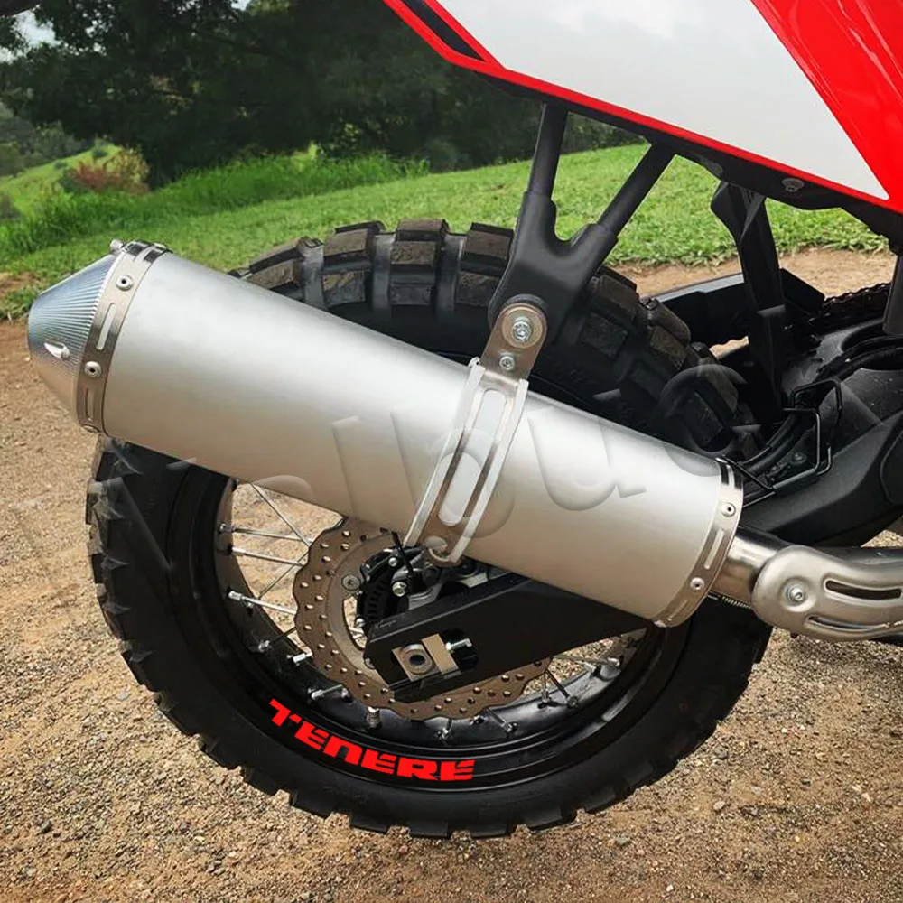 For Tenere 660 700 1200 XTZ 700Z XT1200Z Super T 700 Motorcycle Wheel Sticker Motocross Reflective Rim Decal Accessories