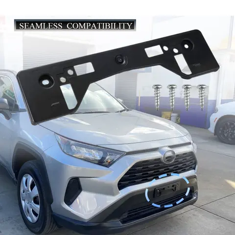 자동차 앞 범퍼 번호판 프레임 브래킷, Toyota RAV4 LE, Limited, XLE 프리미엄 하이브리드 2019-2021, TO1068154, 521140R120