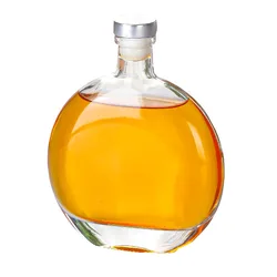 100ML/250ML/500ML Round shaped clear whiskey decanter for Liquor Scotch Bourbon barware Alcohol Bottle Party Decorations