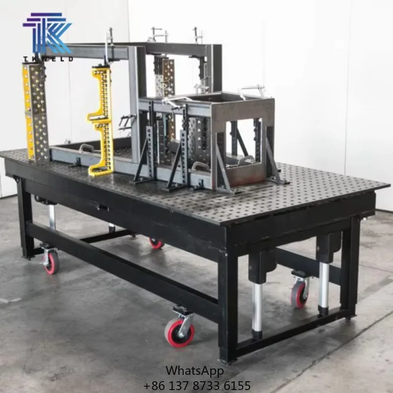High-End CE Certified 3D Plasma Nitriding Soldering Station Customizable D16/D28 Welding Table For Q355 Steel