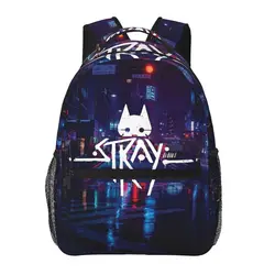 Stray Logo Essential Backpacks Boys Girls Bookbag Children School Bags Cartoon Kids Rucksack Shoulder Bag Large Capacity