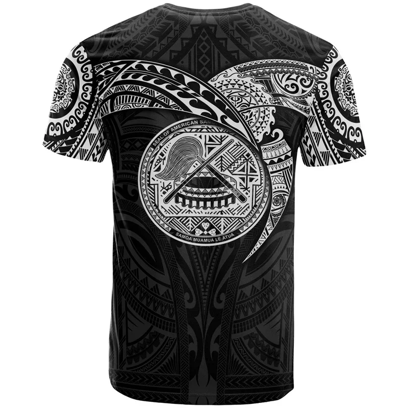 American Samoa Polynesian T-Shirt 3d Printing Graphs T Shirt Fashion Round Neck Short Sleeve Men Women Slim Harajuku Kid Tops