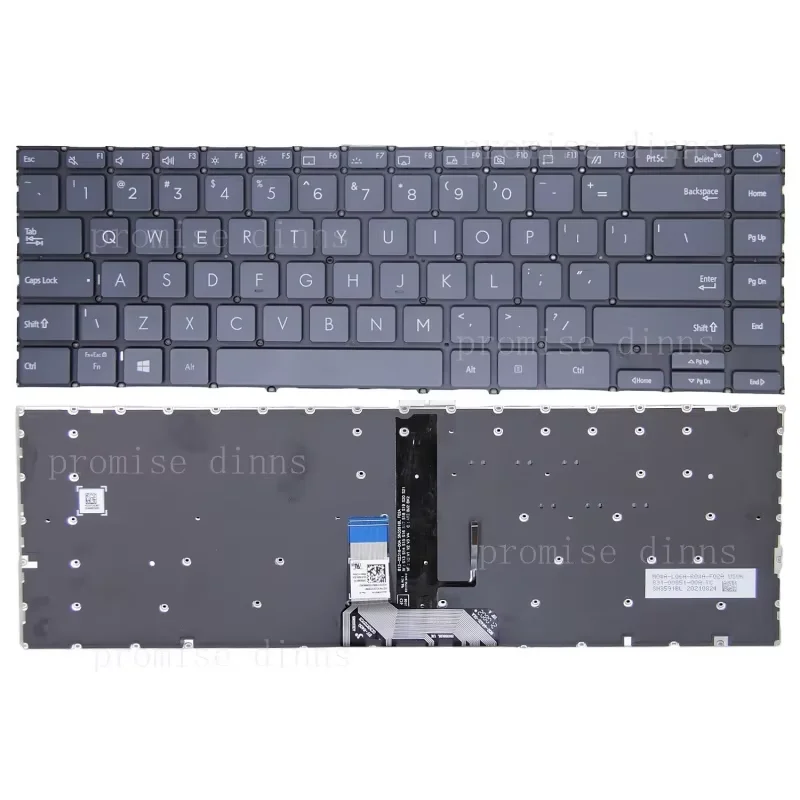 M  for Asus ZenBook 14 UX425E UX425EA UX425J UX425JA UX425IA US Backlit Keyboard