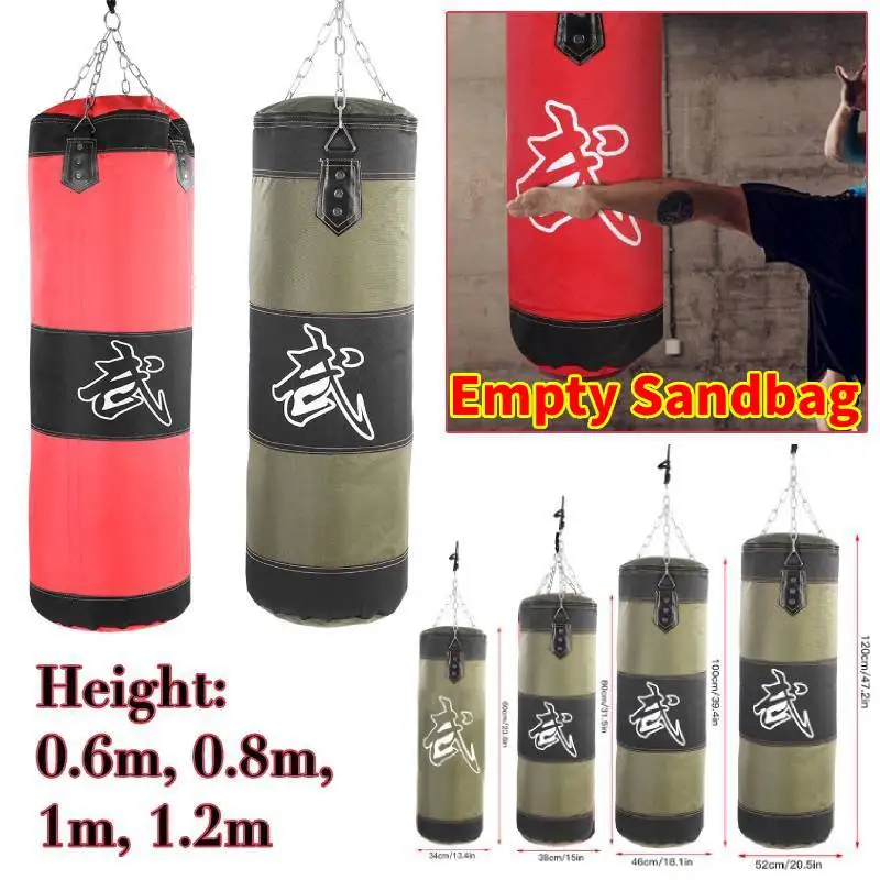 Empty  Sand Bag Empty Sandbag Empty Training Boxing Hook  Sandbag Fight Karate Punch Punching Sand Bag Sandbag Sandbag