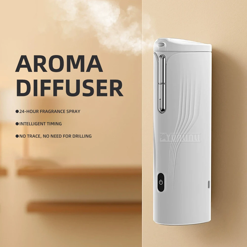 HJ-100 Wall Mounted Intelligent Aromatherapy Machine Toilet Deodorizer Home Fragrance System