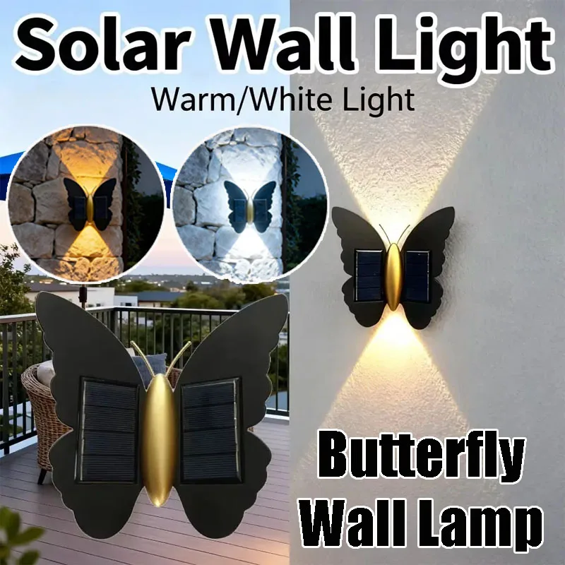 luminaria-solar-de-parede-para-exterior-com-design-de-borboleta-luz-moderna-e-simples-para-corredor-e-escada-ideal-para-patio-e-varanda