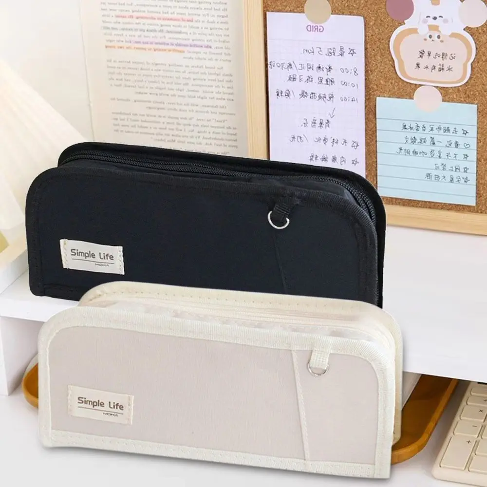 

Оригинальная сумка для ручек из ткани Оксфорд, большая емкость, многофункциональная сумка для хранения канцелярских принадлежностей, карандаш, приблизительно для студентов