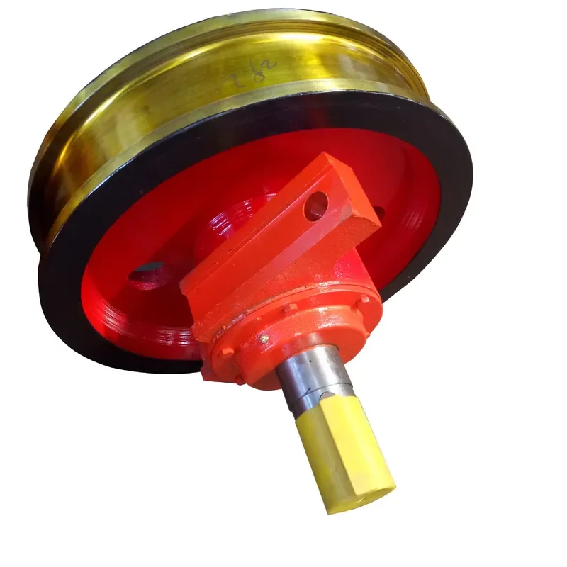 Smooth Running 1 Ton Heat Treated Crane Wheel for Crane Traveling Mechanism