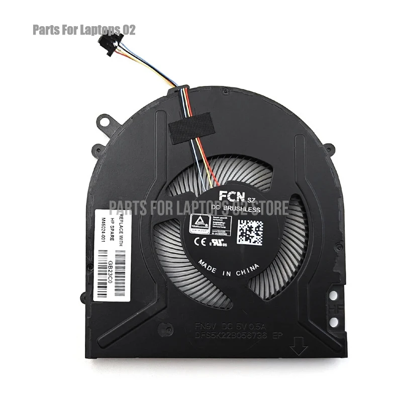 PP New For HP Pavilion x360 Convertible 14-DY0097NR 14M-DY0013DX 14M-DY0033DX TPN-W146 Laptop CPU Cooling Fan M45024-001
