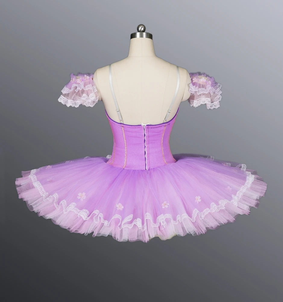 Tutu di balletto di danza classica personalizzata per ragazze da 12 strati di alta qualità