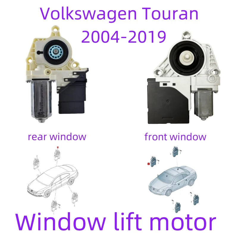 New VW Skoda Octavia Touran Caddy  front and rear window motors 1T0959701B/S 1T0959702A/B/D 1K0959703J/E 1K0959704J/E 2004-2019