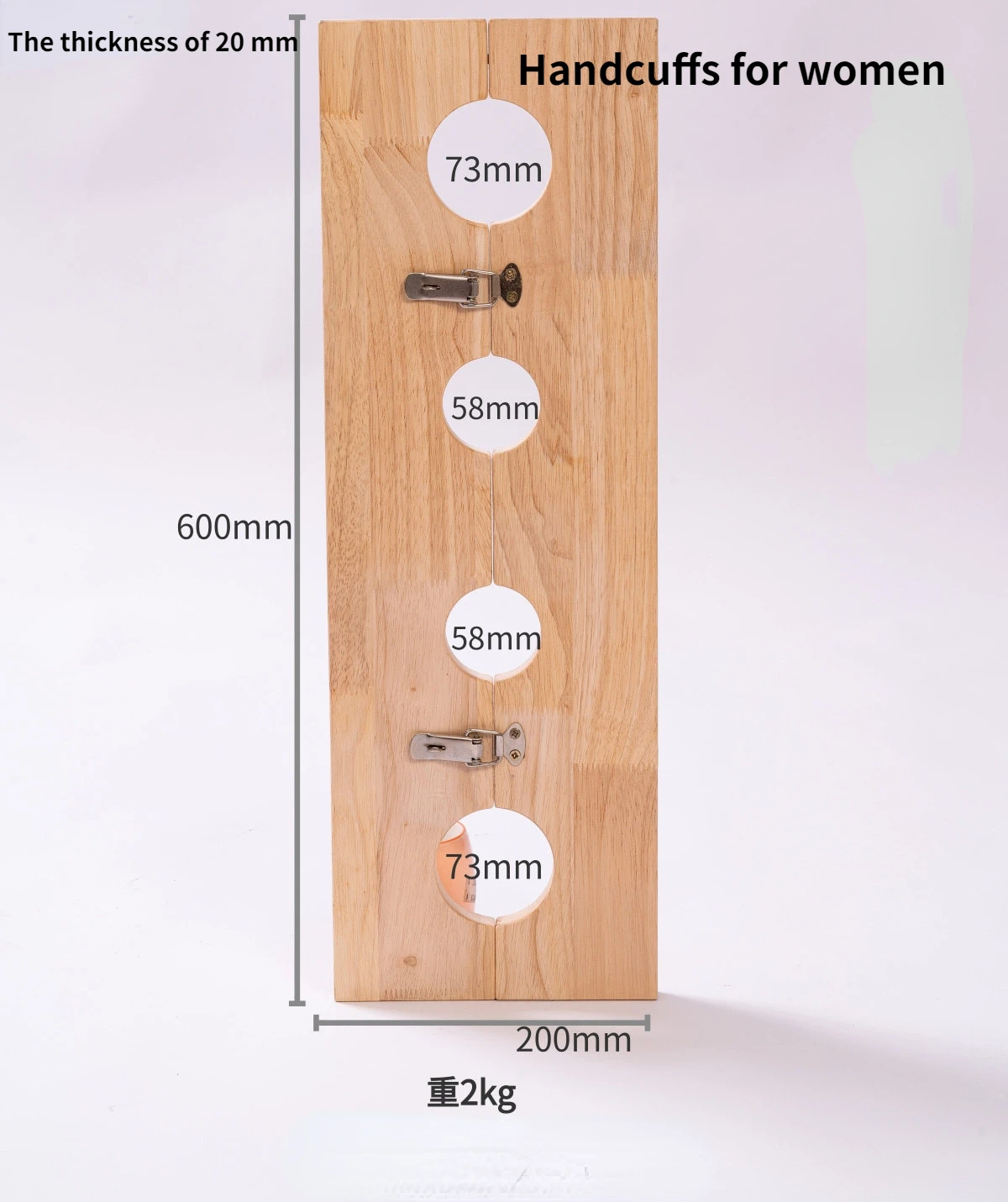 Bdsm Wooden Handcuffs&anklecuffs Bondage Retro Erotic Accessories Adult Game Sey Tools for Couples Extreme Sex Toys Adult Game