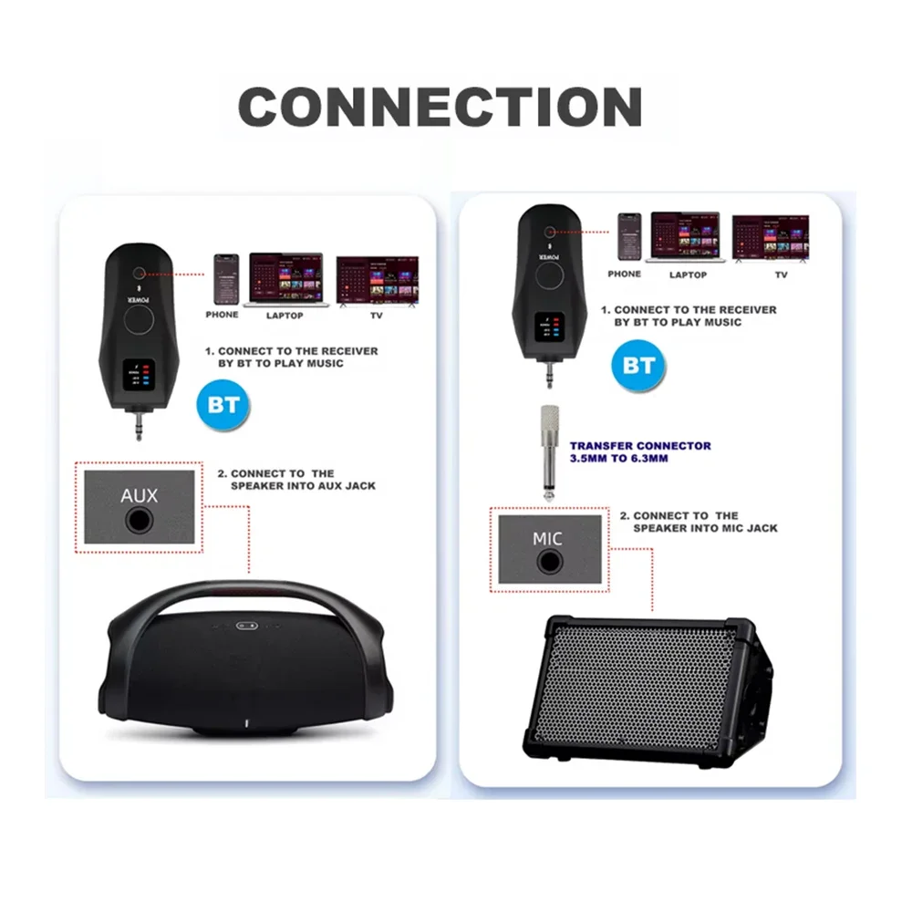 

New Arrival 2 In 1 Echo Treble Bass Bt Universal Microphone Recharging Uhf Wireless Microphone