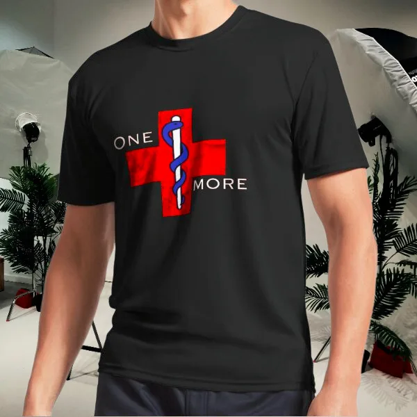 

EMT Paramedic EMS Star of Life One More Logo Men's T-Shirt Short Sleeve Casual 100% Cotton Shirt Shirts
