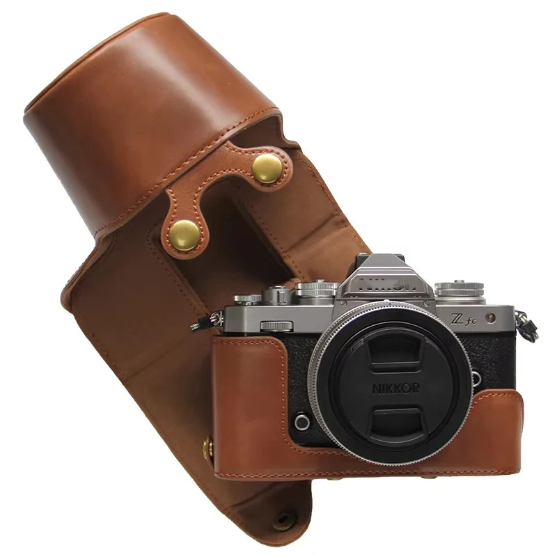 Genuine leather Camera Case Base Cover Pouch for Nikon Z fc ZFC Z
