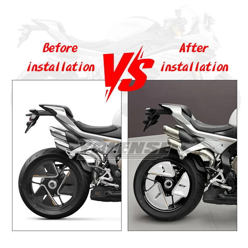 

Для мотоциклов 750SR, 750SR-S, 750 SR 2025, 2026: Защитная декоративная накладка на заднее колесо / колпак ступицы заднего колеса