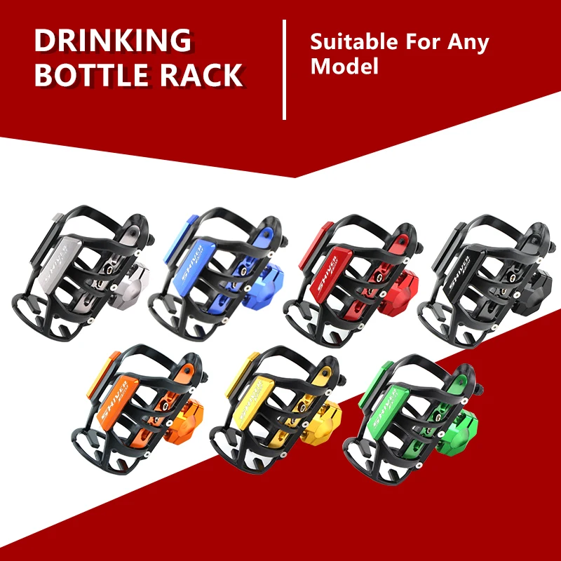 

Portable Beverage Insert Stand SHIVE 750 Logo for APRILIA Motorcycle CNC Aluminum Water Bottle Drink Cup Holder Support Mount