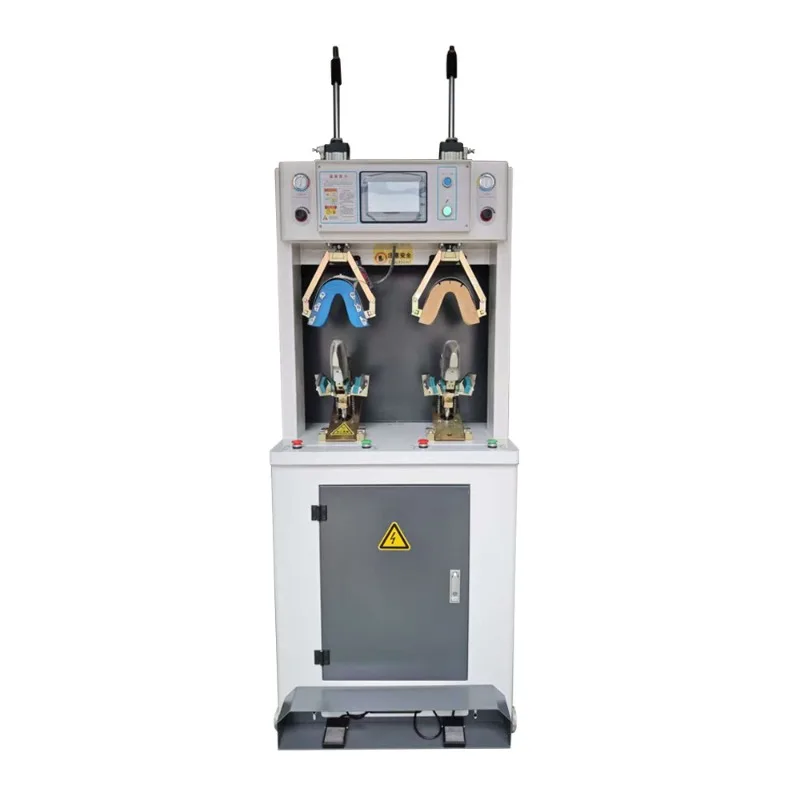 Double station heel setting machine single cold single heat setting mechanism shoe machine equipment