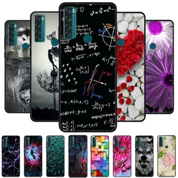 For TCL 20 SE Case Silicone Shockproof Soft TPU Phone Cover For TCL 20 SE Funda 20SE 6.82
