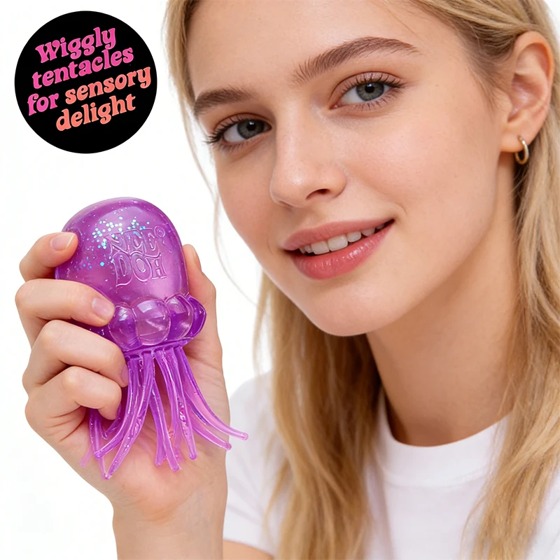 Juguete Sensorial de Pulpo de Gelatina Nee Doh, Resistente al Agua, Ideal para Niños y Niñas