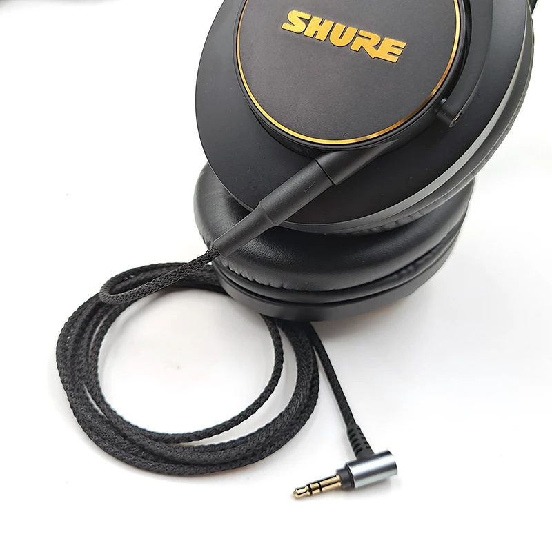 Cho Shure Philips SRH840A SRH840 SRH440A SRH440 SRH740 SRH750DJ SHP8900 SHP9000 Tai Nghe Chụp Tai Có Thể Thay Thế 3.5 Sang 2.5Mm