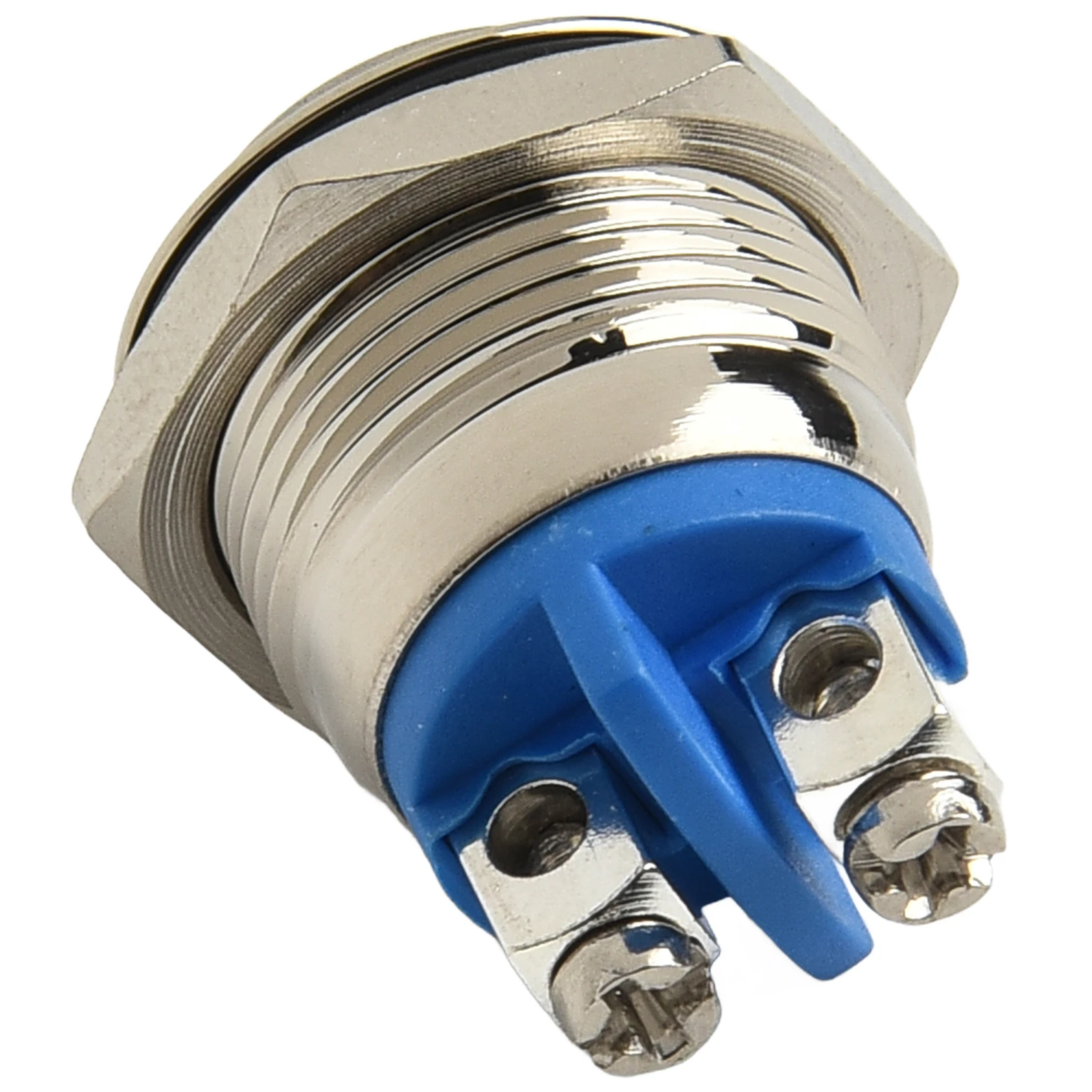 Interruptor de botão à prova d'água de metal 12V 16mm momentâneo sem controle de circuito para iniciantes eletromagnéticos e relés