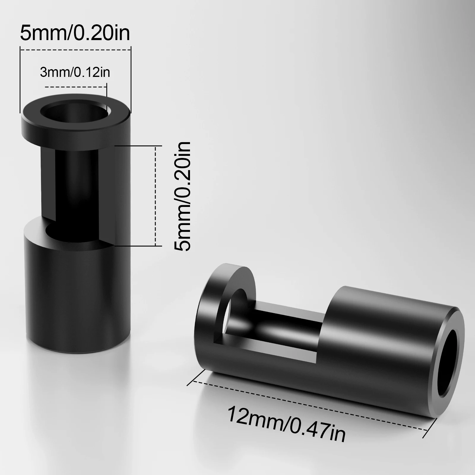 5 قطعة الصلب RC موتور كم محول ترس رمح فتحة من 5 مللي متر إلى 3.175 مللي متر ل RC نموذج سيارة قارب الطائرة 3650 550 540 المحرك