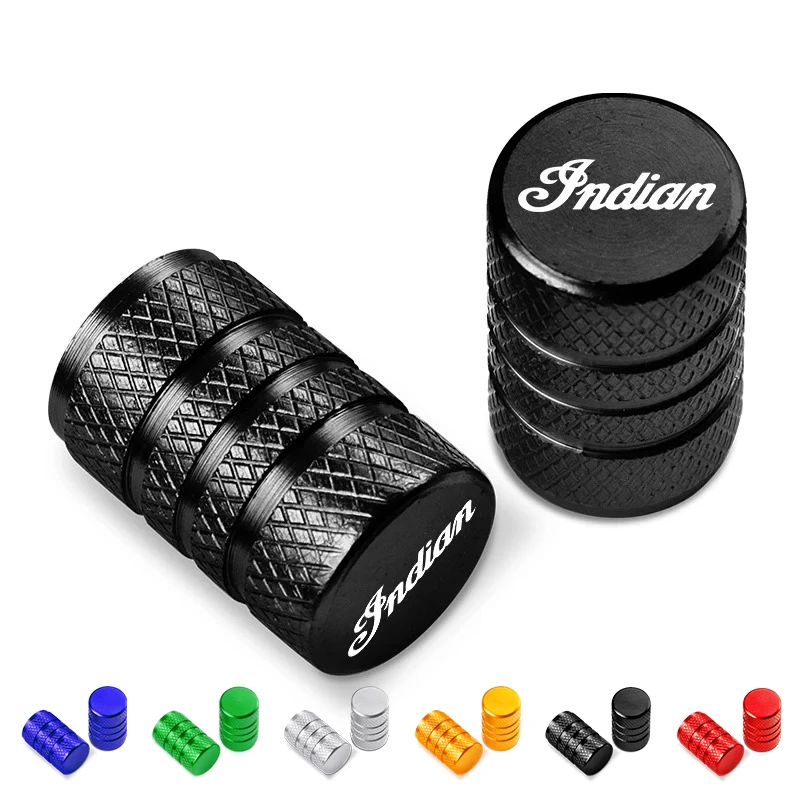 CNC Tire Valve Caps Air Stem Cover Plugs For Indian FTR 1200 S FTR1200 Carbon / Rally Chief VINTAGE Scout Motorcycle Accessories