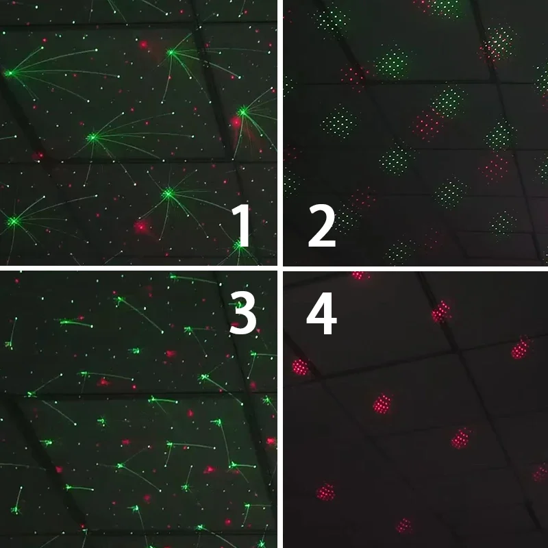 MiniCar Roof Star Light LED Projector with Voice Control USB Starry Laser Galaxy Night Light Auto Interior Decoration Home Decor