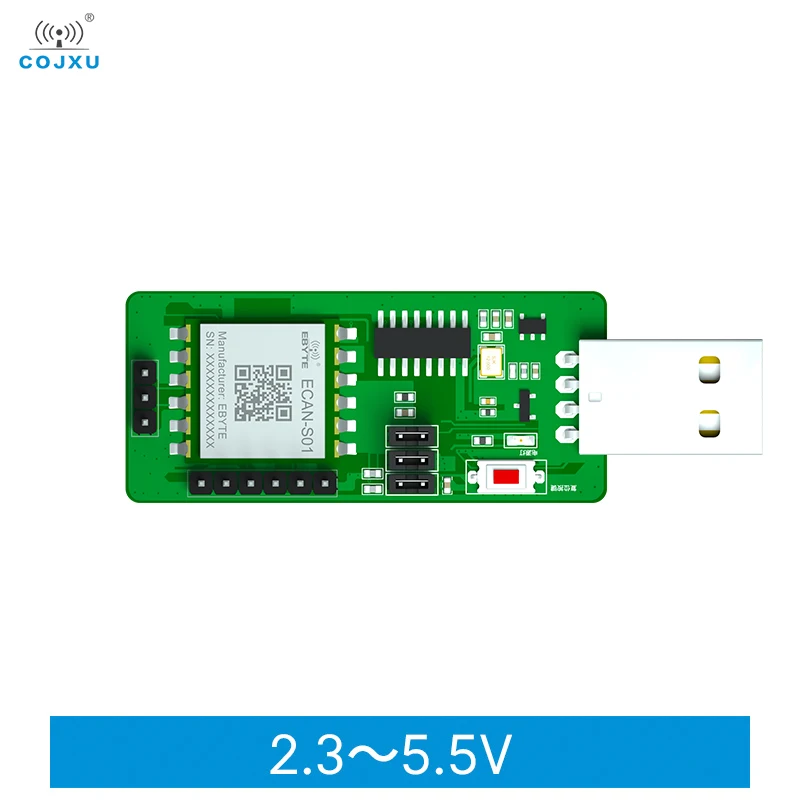 Can to Serial Protocol Converter Module COJXU ECAN-S01-TB Test Board Standard Modbus Protocol Data Conversion Test Board