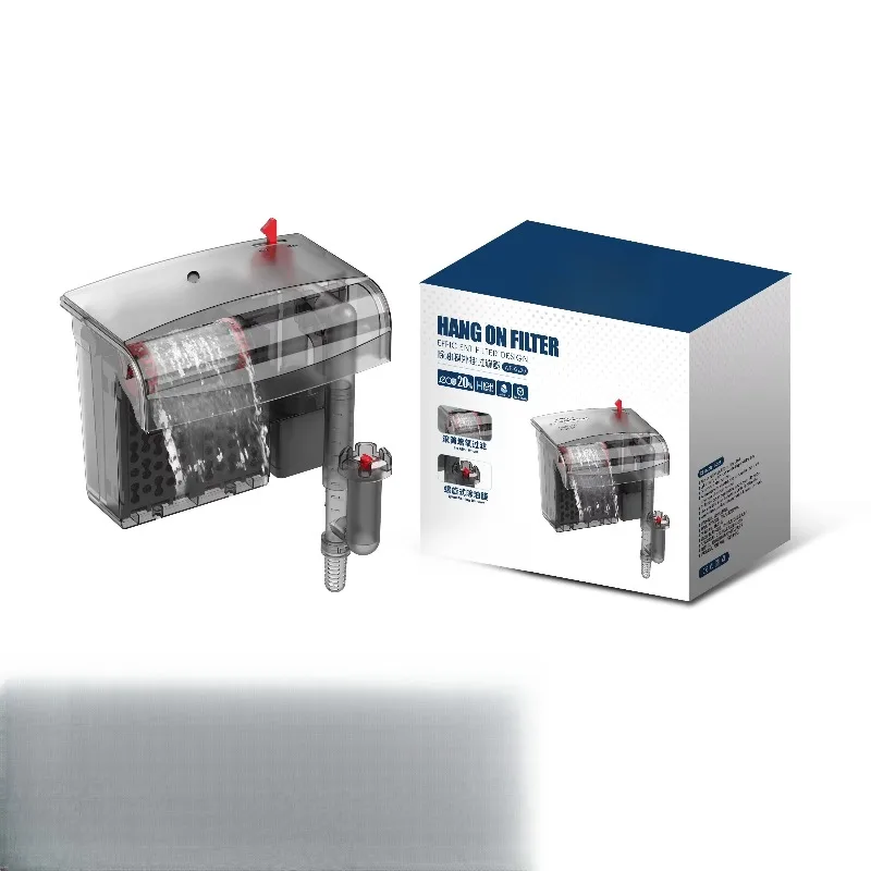 New Marine Aquarium Filter Bio-wheel hung on rear filter with spiral floating skimmer for high-efficiency filter aquariums