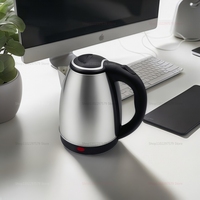 2L Electric Water Kettle Stainless Steel Fast Boil Large Capacity Easy Use Home Office Kitchen Heater
