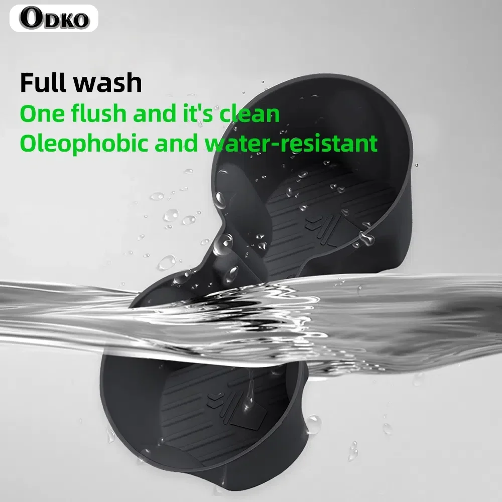 سيليكون مركز وحدة التحكم كأس الماء حامل ل تسلا نموذج 3 هايلاند 2024 نموذج Y Juniper 2025 2026-UP كأس غير قابل للانزلاق حصيرة الداخلية