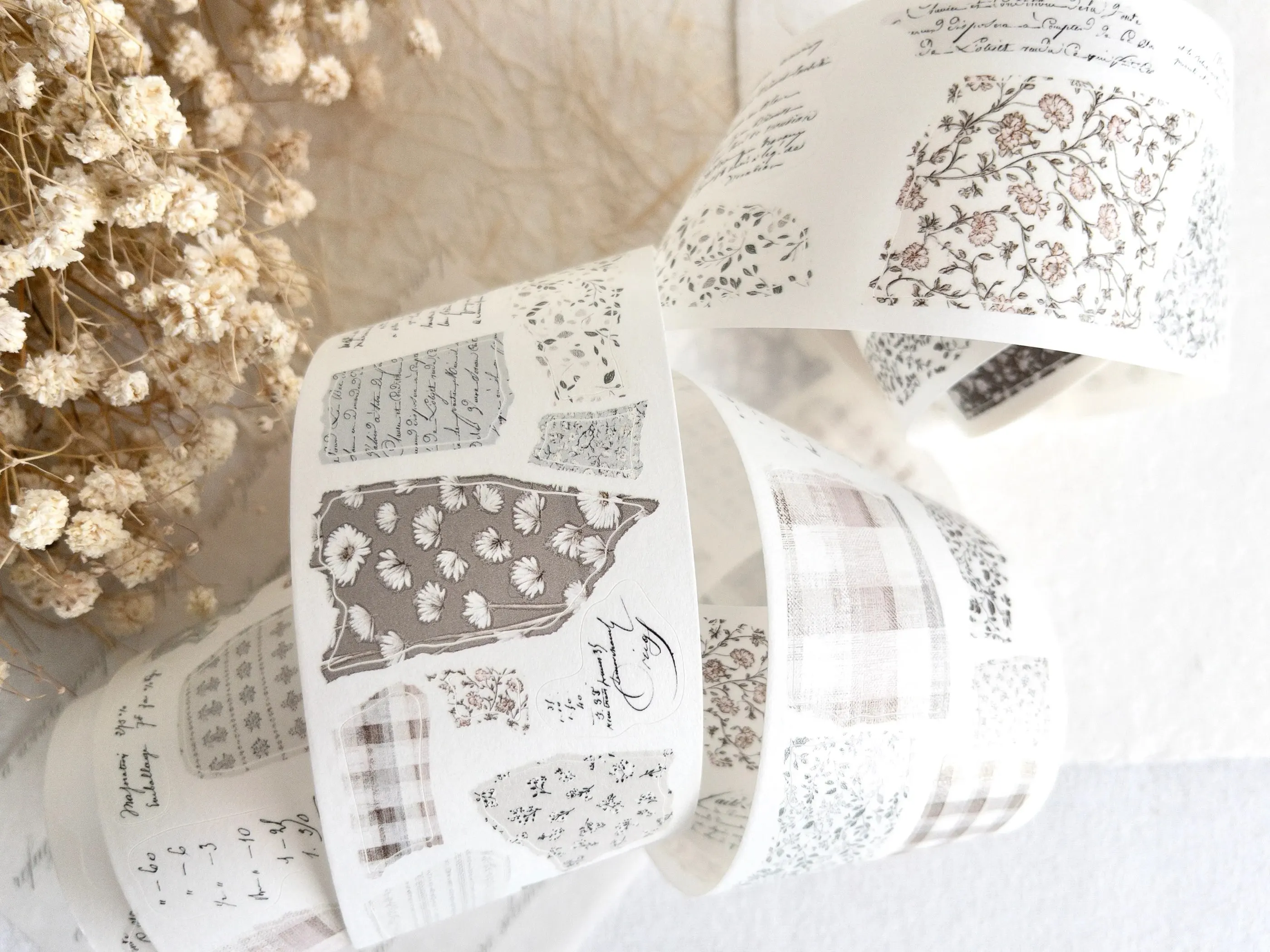 

Creawithgaby Studio Vintage Trimmings Washi Tape for Planner DIY Card Making Scrapbooking Decorative Sticker