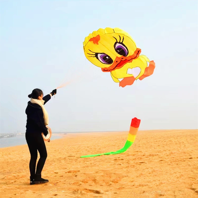 gratis verzending opblaasbare vliegers vliegende eend vliegers voor kinderen vliegers vissen accessoires wind sok vlag Vliegende strand wind papegaai