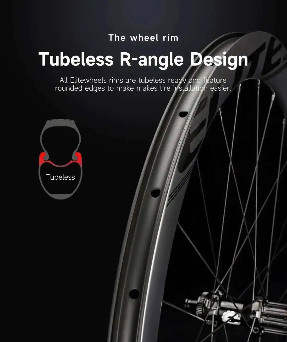 ELITEWHEELS EDGE Ultralight Карбоновые колеса для шоссейных