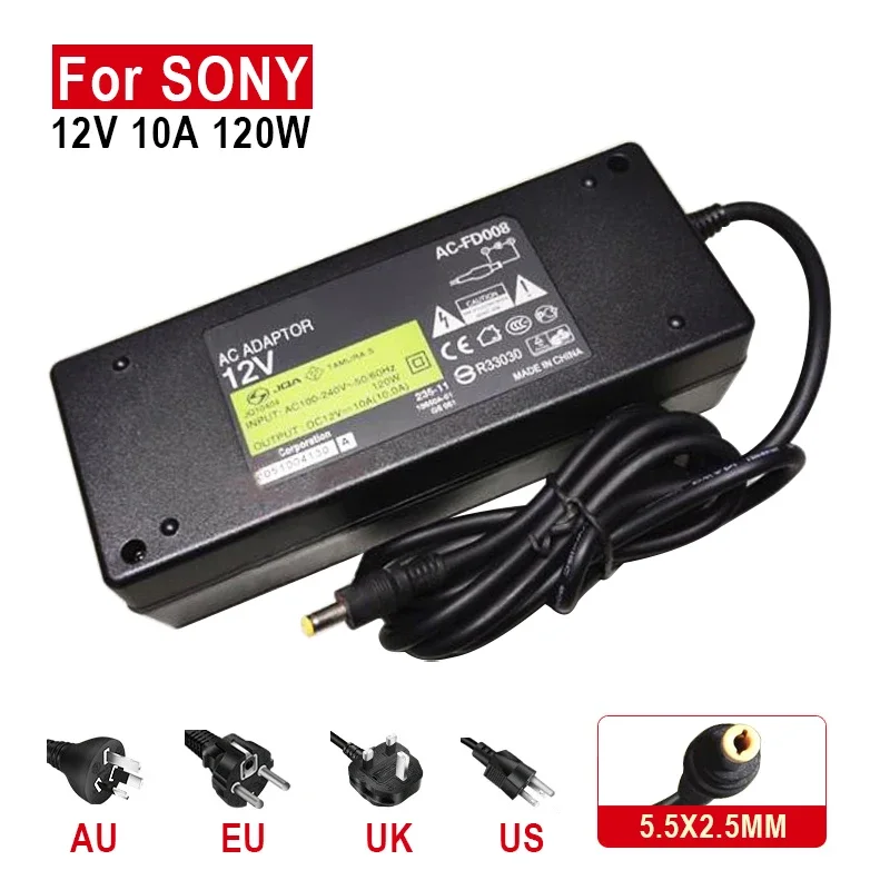 

Original 12V 10A 120W AC-FD008 AC Adaptor For SONY Power Supply Adapter Charger