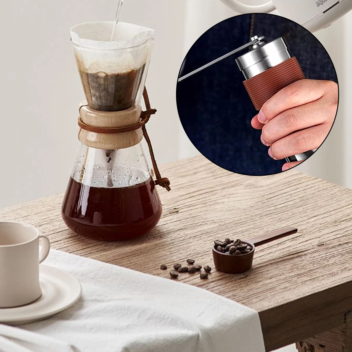 

1 шт. домашняя ручная кофемолка портативная ручная ретро мельница из нержавеющей стали для измельчения зерна домашний кухонный инструмент