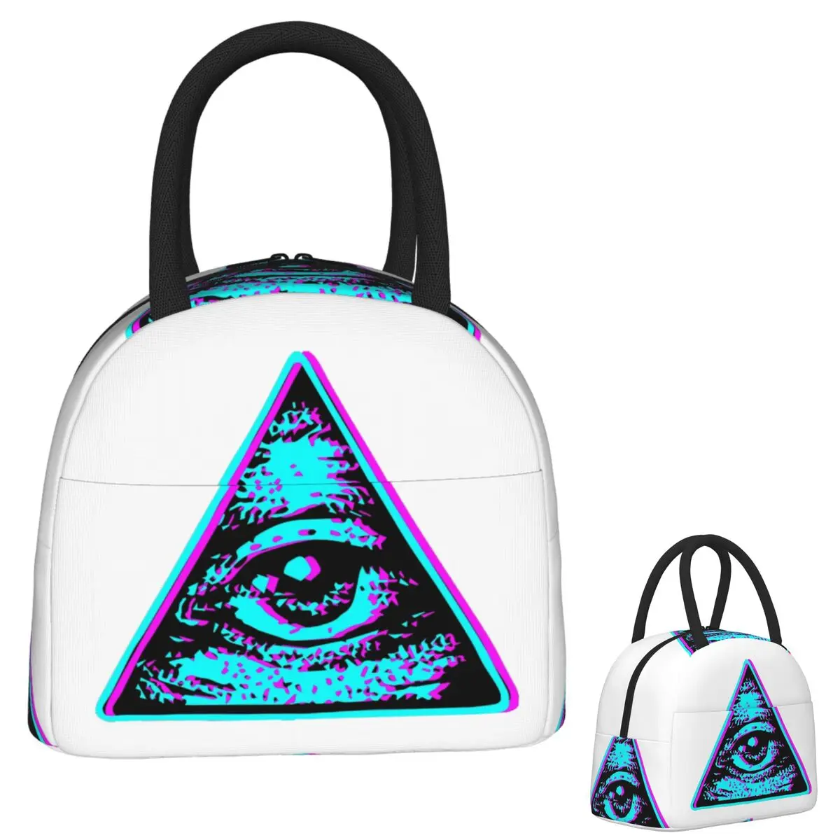 

Eye Illuminati Lunch Bags Insulated Bento Box Waterproof Lunch Tote Leakproof Picnic Bags Cooler Bag for Woman Girl Travel