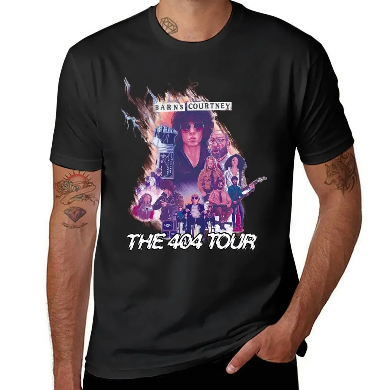 Sathu Barns Courtney The 404 World Tour, The 404 World Tour Sathu Barns Courtney T-Shirt anime stuff vintage t shirt men