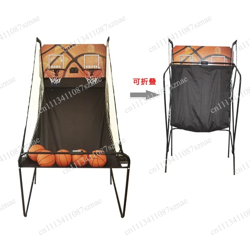 Indoor Recreational Basketball Stand, Two-Person Game, Electronic Shooting Machine, Automatic Scoring, Trainer