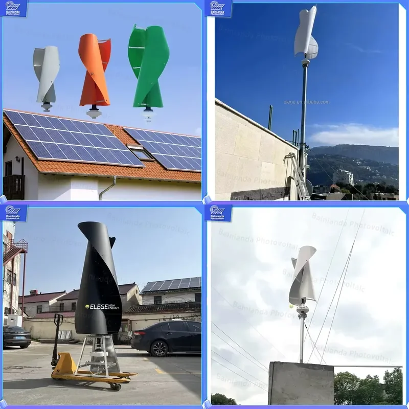Vertical Wind Turbine Generator 2KW 3KW 5KW Household Small Wind Power System Renewable Free Energy Windmill for Home Garden